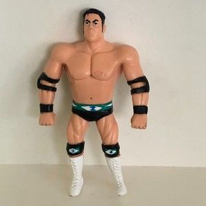 Vintage 1997 WWF Rocky Maivia Wrestling Bendem Figure The ROCK - 5"